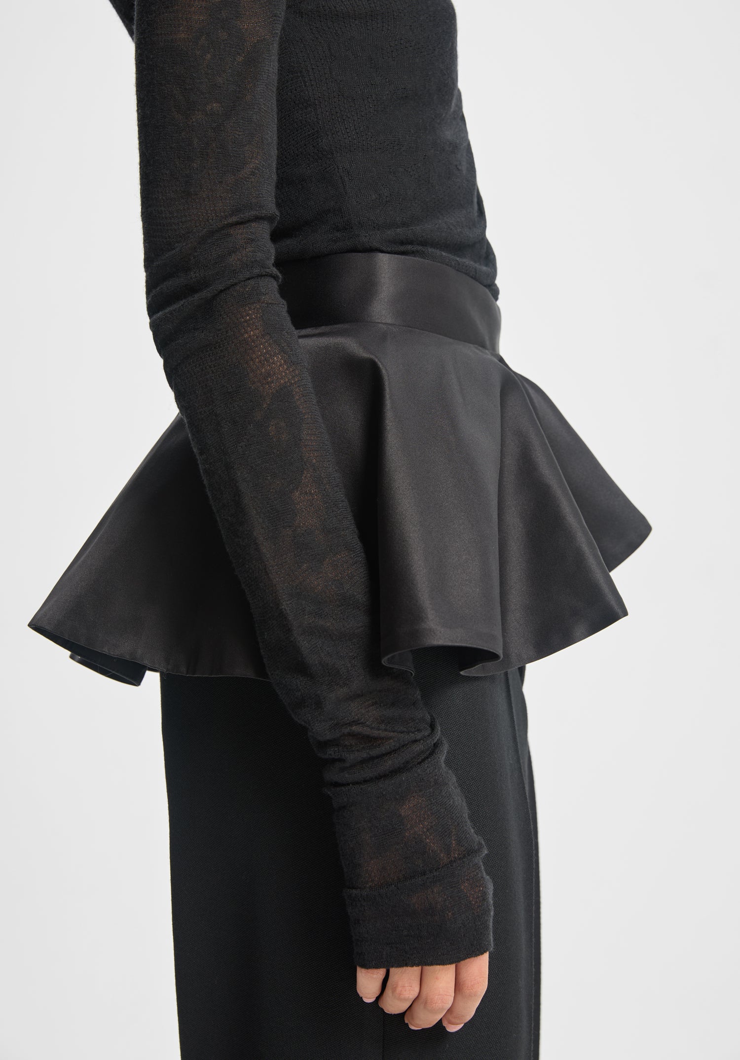 Lace Top Peplum Peplum Belt Zara Zara Lace Peplum Top, #zara