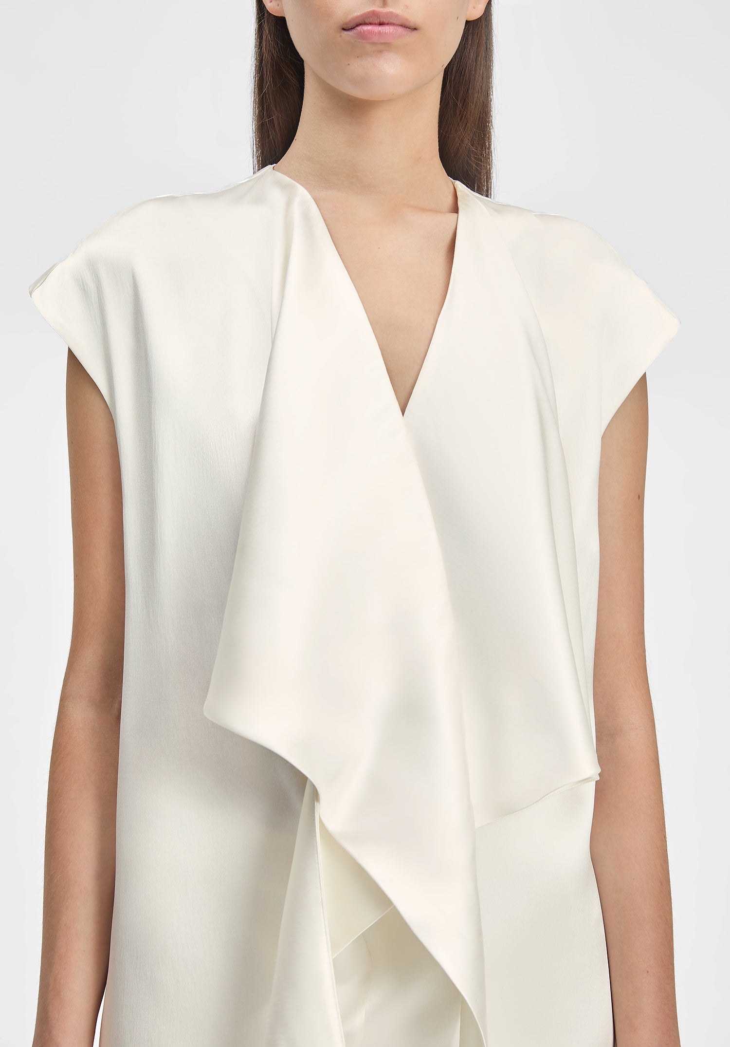 Verso Draped Scarf Top