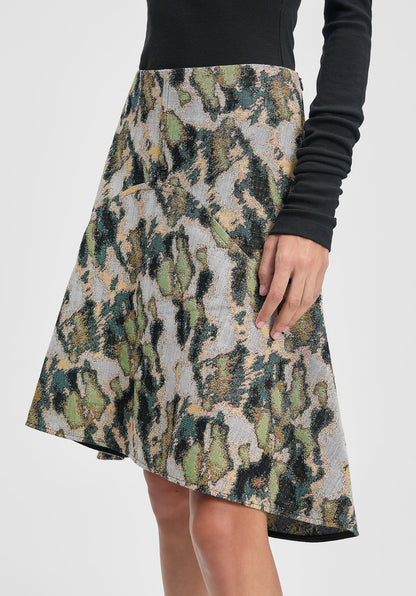 Shield Jacquard Skirt