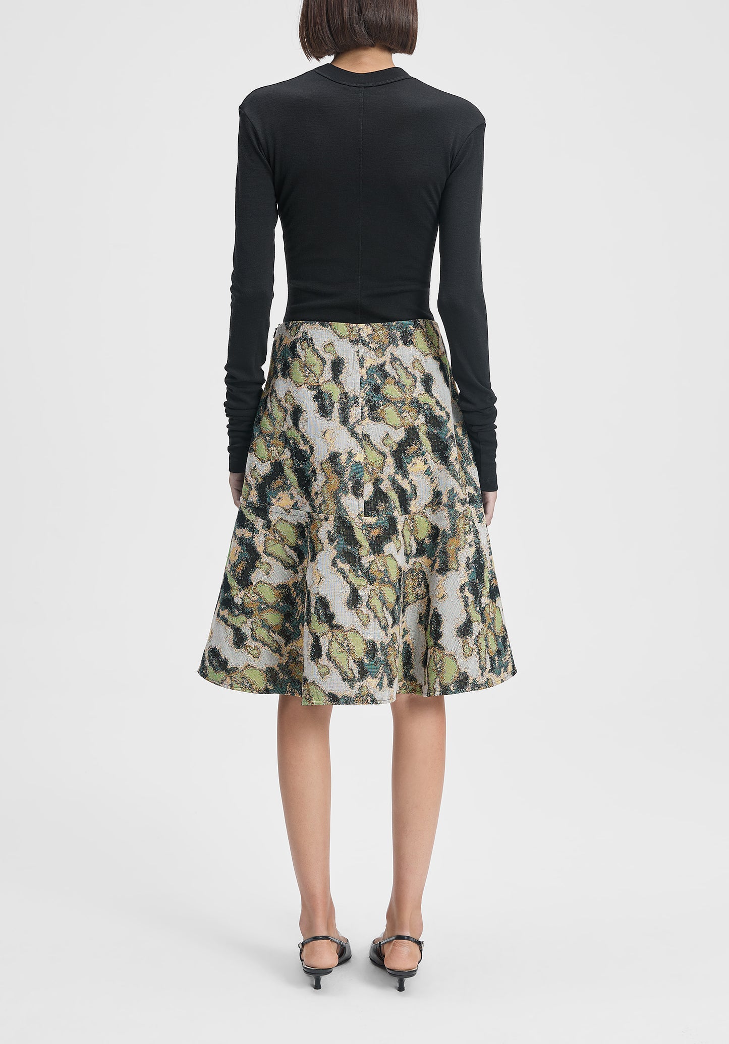 Shield Jacquard Skirt