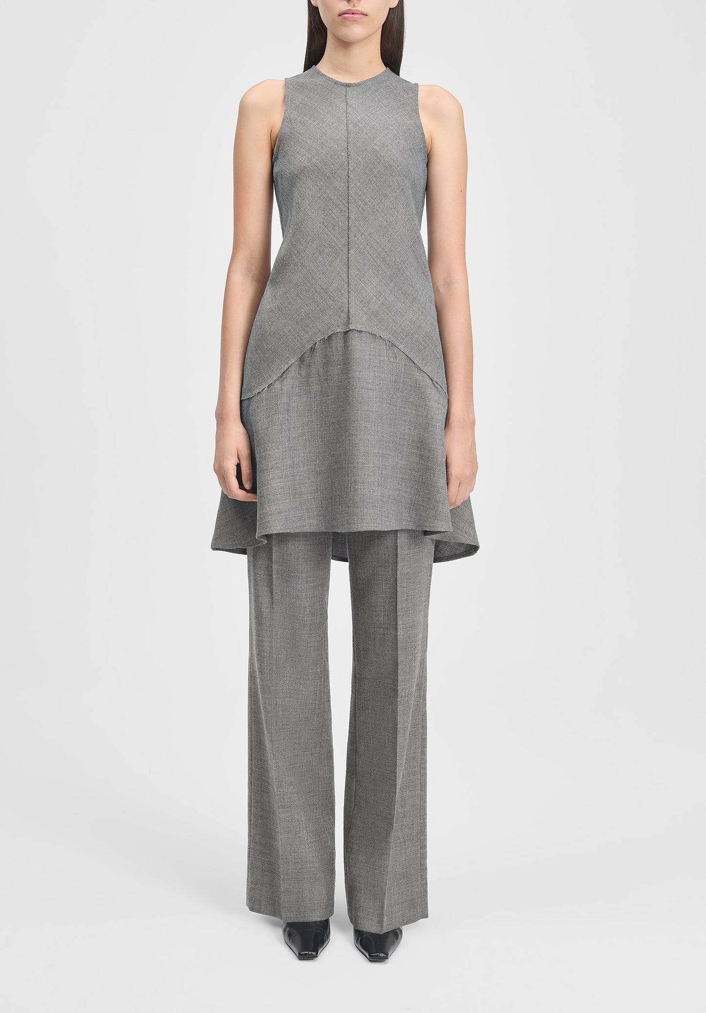 Shield Melange Mini Dress