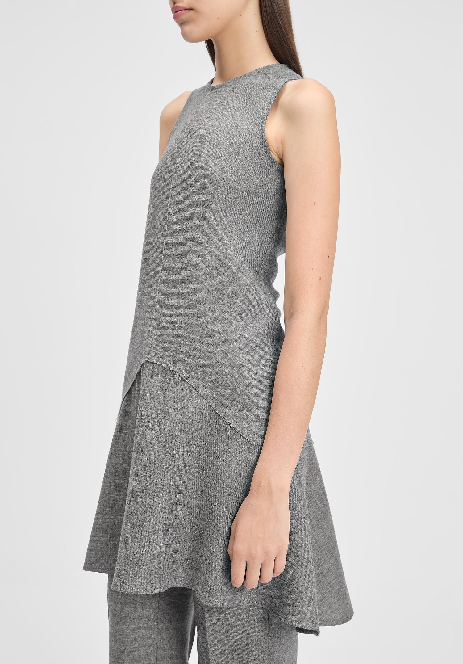 Shield Melange Mini Dress