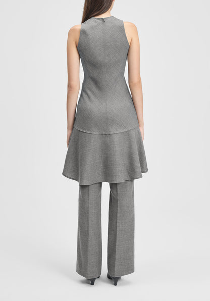 Shield Melange Mini Dress