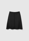 A-line wool skirt