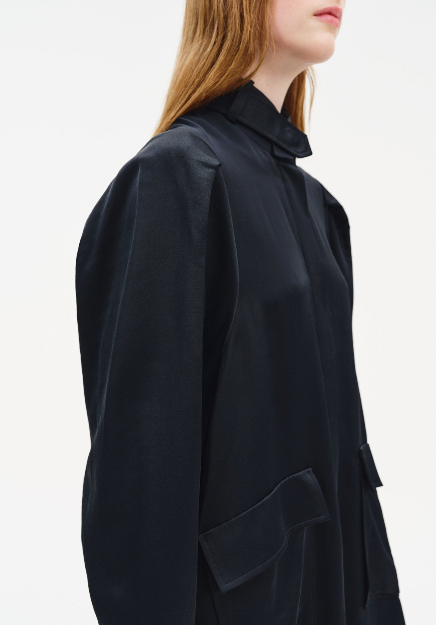 Chet Satin Trench