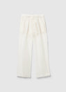 Ecole Organic Silk Cropped Trouser