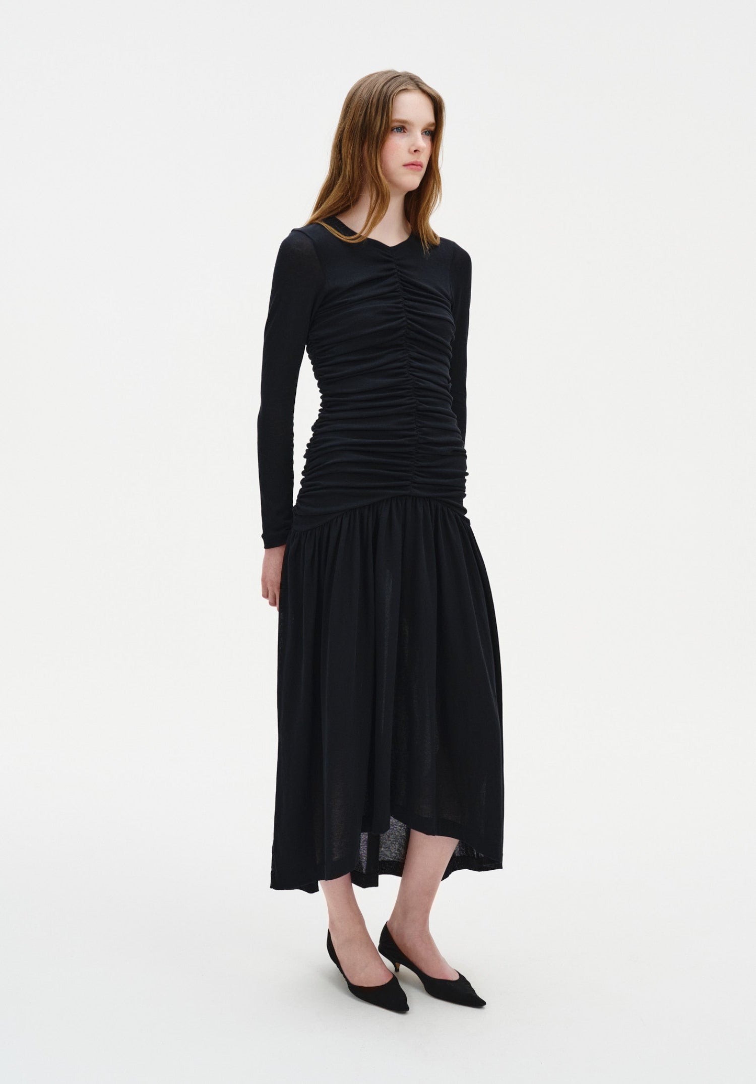 BITE Studios ̈: Nordic Environmental Design | Official Boutique - Evidente Long-sleeve Dress - Dresses - Black BITE Studios ̈: Nordic Environmental Design | Official Boutique - Evidente Long-sleeve Dress - Dresses - Black