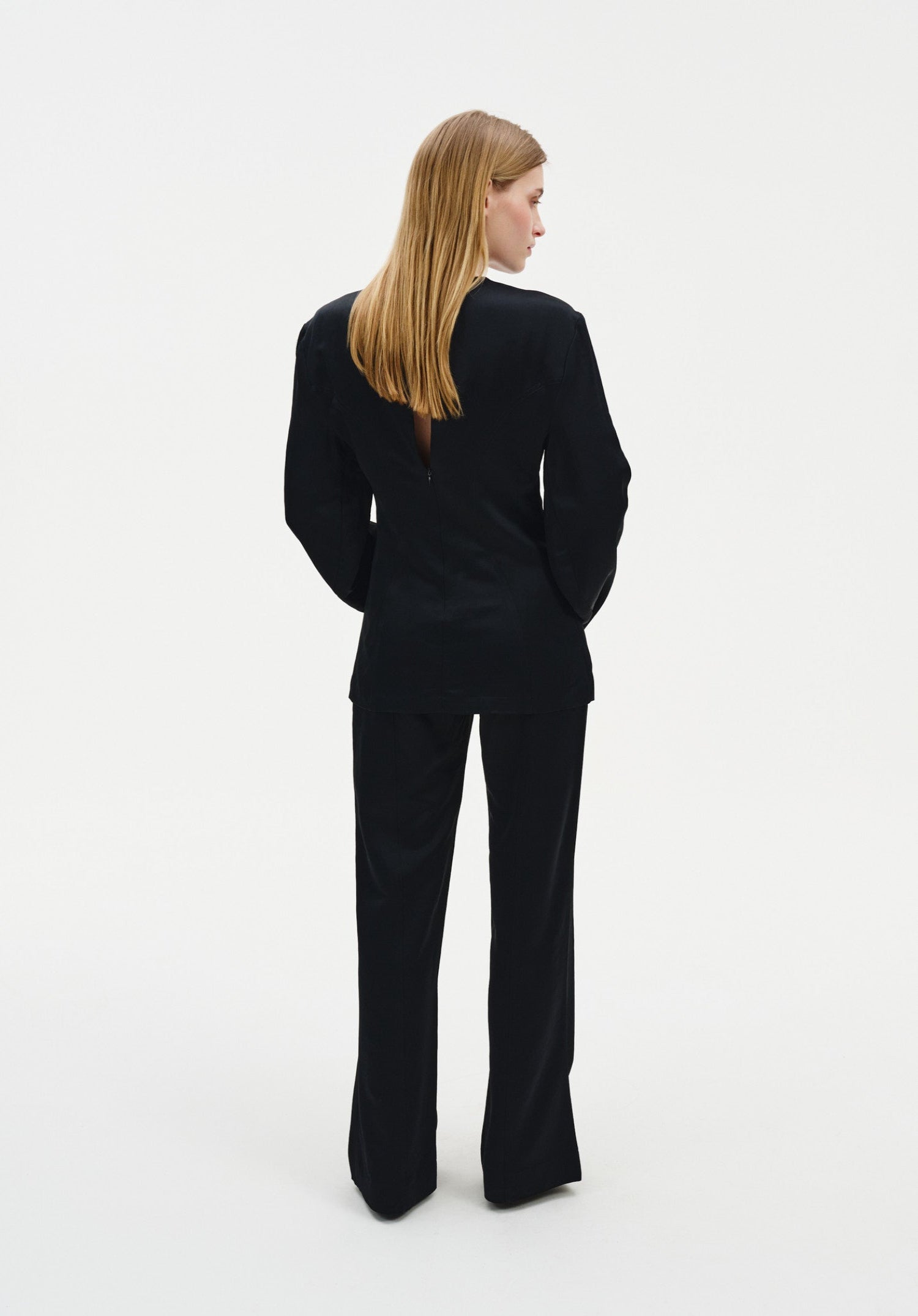 Relaxed Satin Trousers