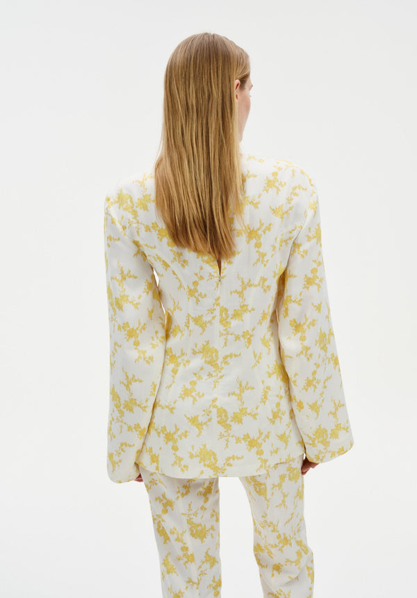 Sculpted Printed Blouse