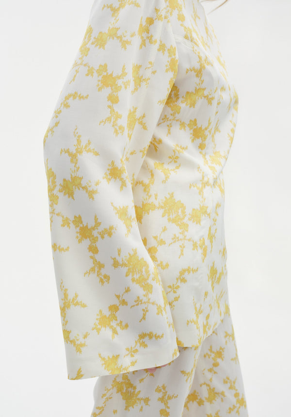 Sculpted Printed Blouse