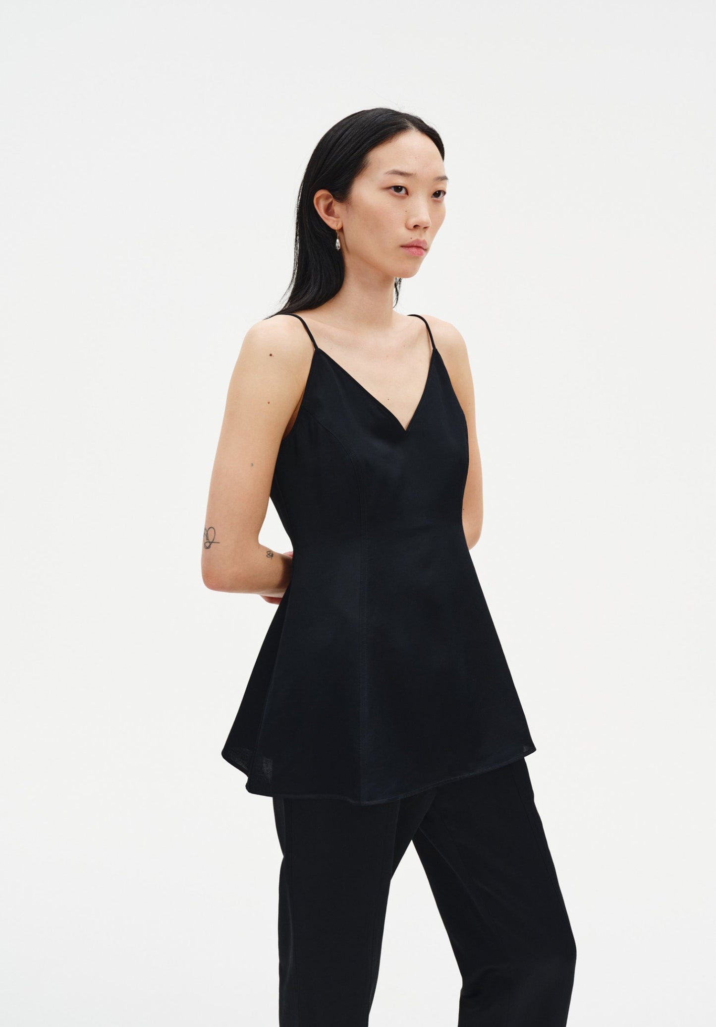 Sculpted Printed Strap Top